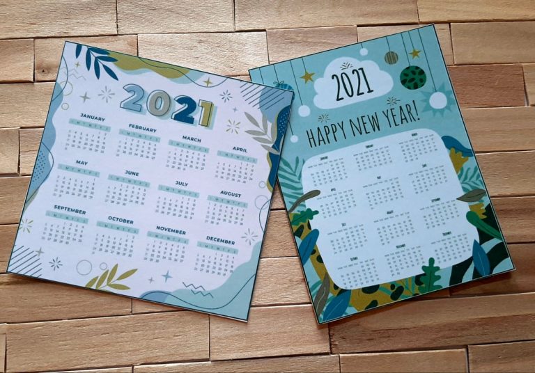 2021 Wall Poster Calendar – 1:6th Scale